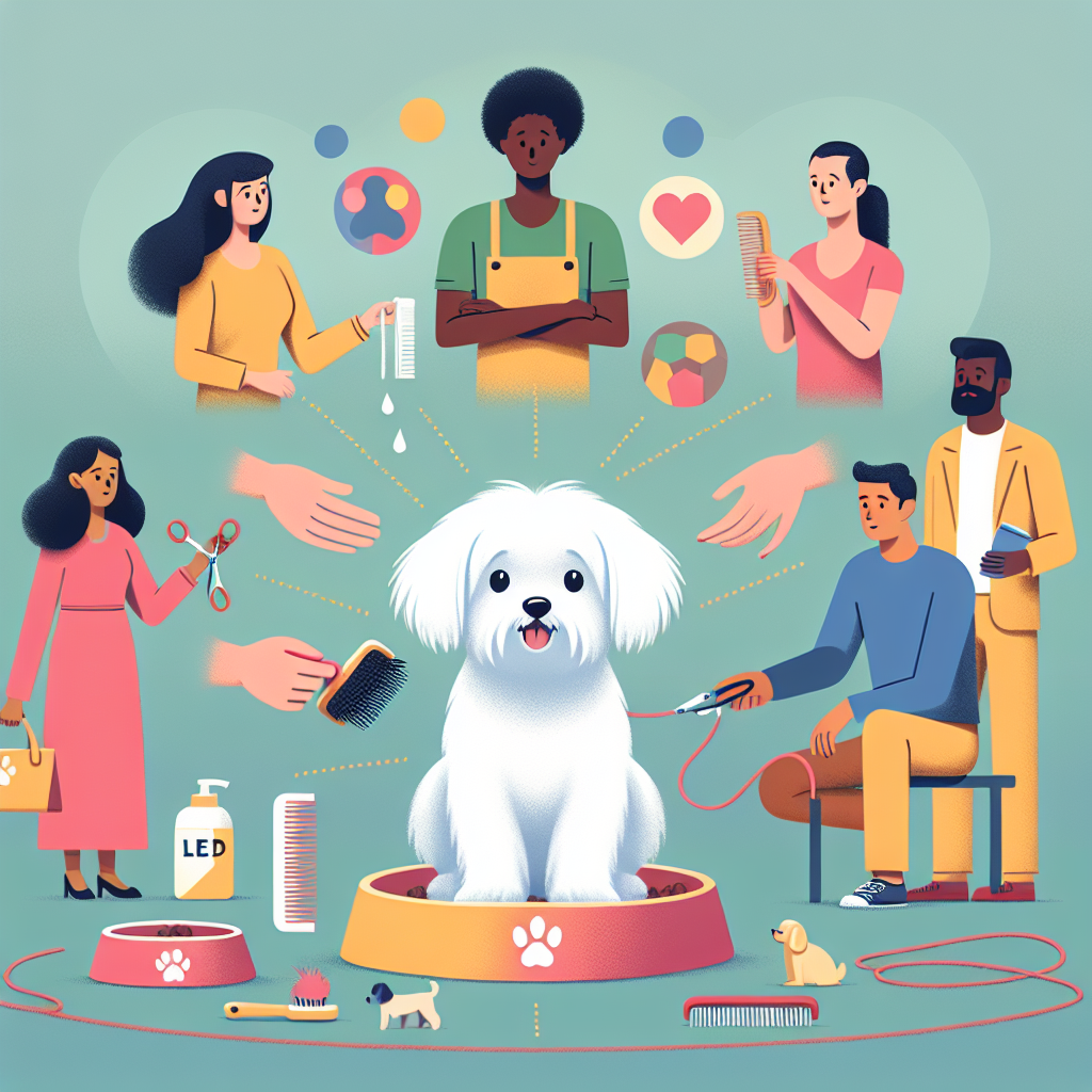 cuidados del perro Bichon maltes