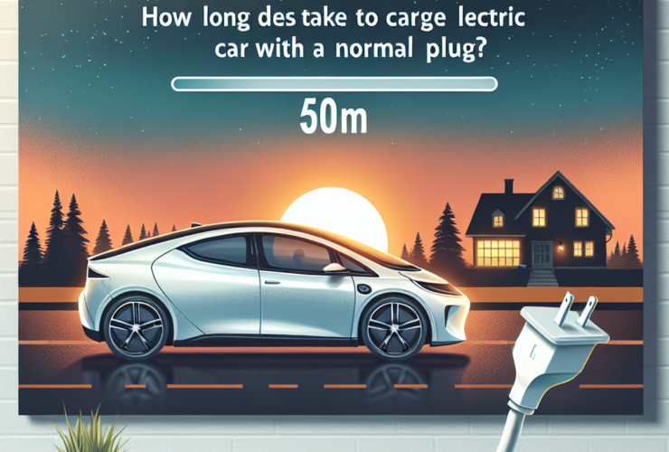 ¿Cuanto tarda en cargar un coche electrico con enchufe normal