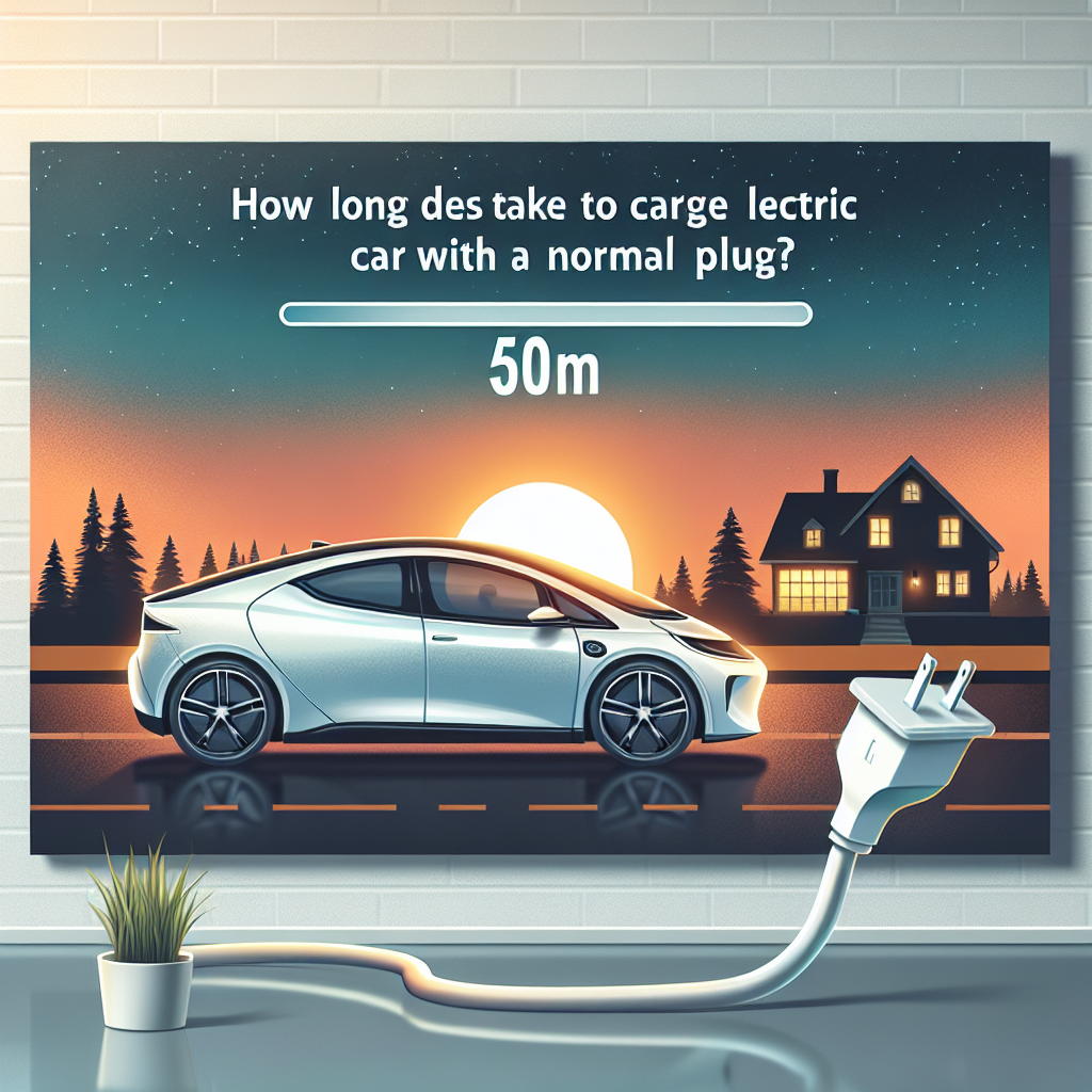 ¿Cuanto tarda en cargar un coche electrico con enchufe normal