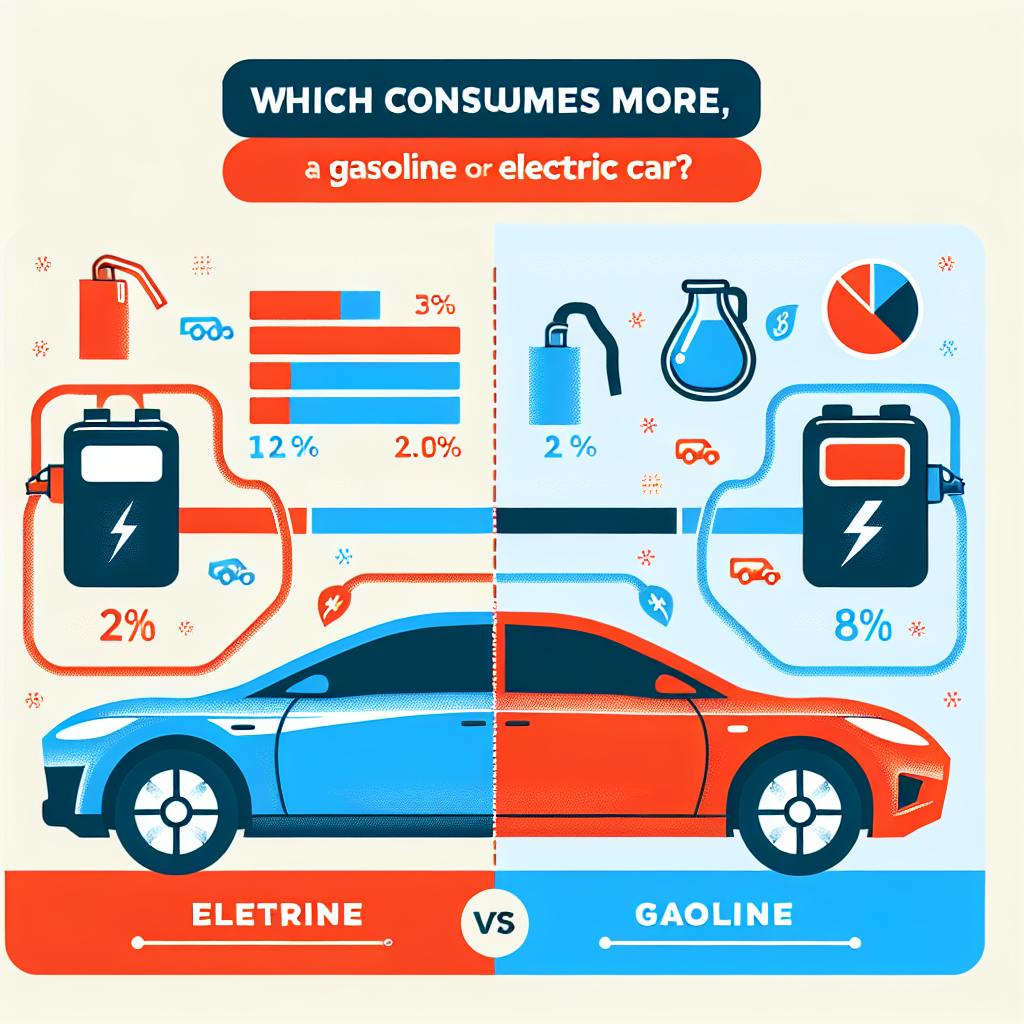 ¿Que consume mas un coche electrico o gasolina