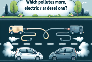 ¿Que contamina mas un coche electrico o uno diesel