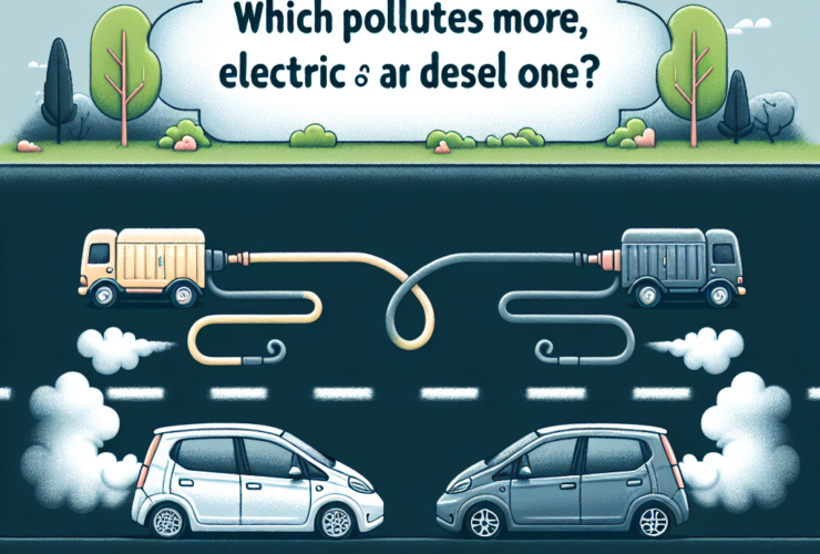 ¿Que contamina mas un coche electrico o uno diesel