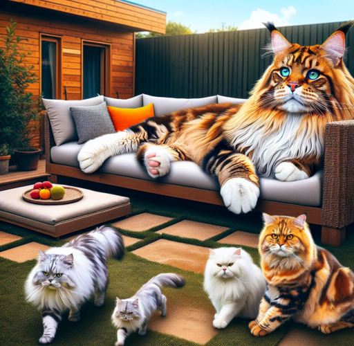 fotos de gatos grandes