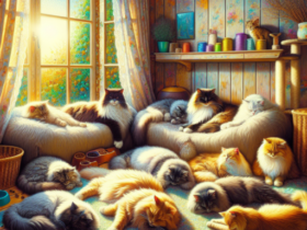 gatos con mucho pelo